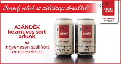 Születésnapi ajándék kézműves sör a DSC Hungáriától
