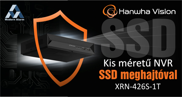 Kis méretű NVR, SSD meghajtóval a Modern Alarm Kft-nél