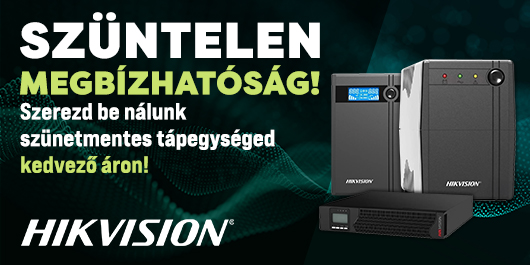 Hikvision szünetmentes tápegységek a B4B kínálatában