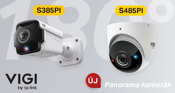 VIGI InSight S385PI és S485PI — kiterjesztett látószögű kamerák célzott megfigyeléshez 