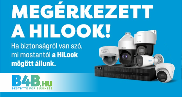 A BestByte Kft a HiLook biztonságtechnikai termékportfólió hivatalos disztribútora