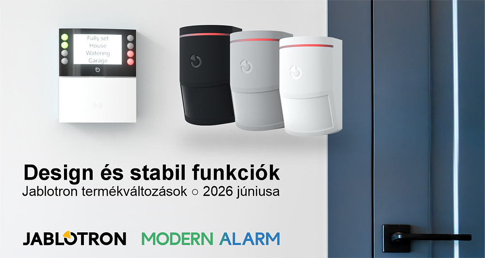 Jablotron termékváltozások - 2026 június