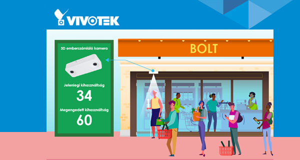 Tartsa fenn üzletei kihasználtságát a VIVOTEK tömeg-ellenőrző megoldásával