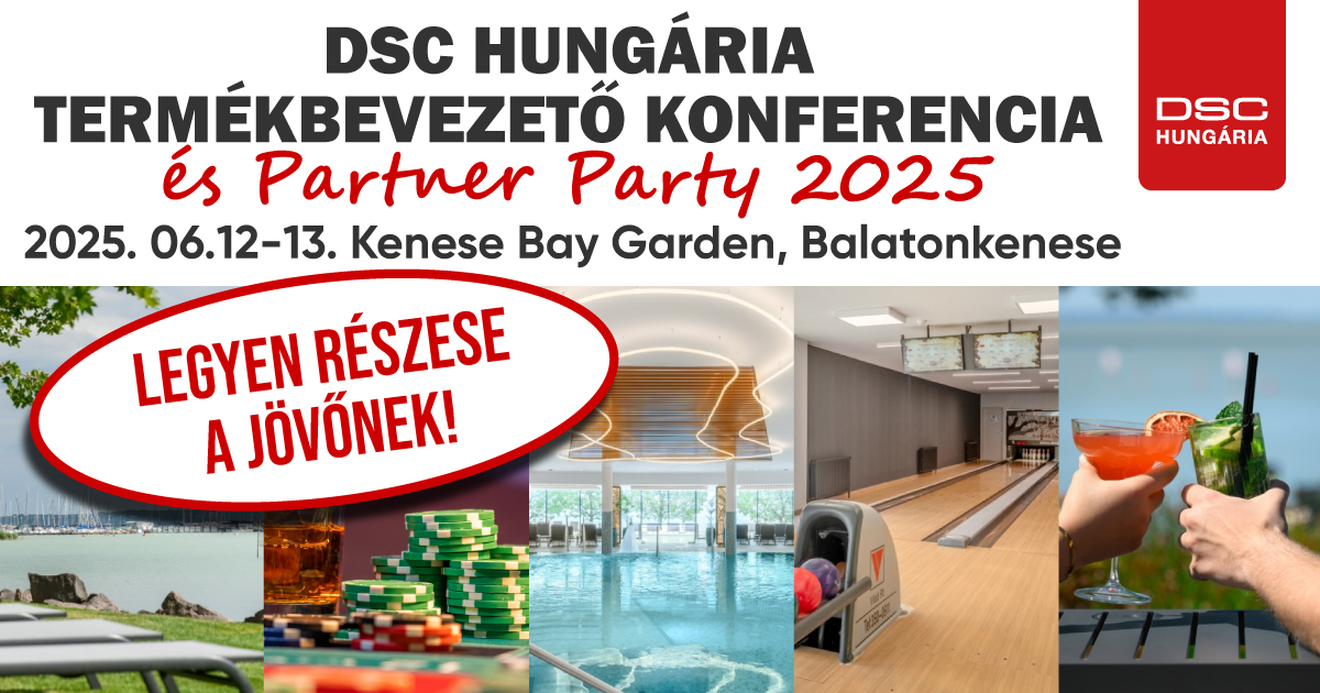MEGHÍVÓ: DSC Hungária Termékbevezető Konferencia és Partner Party 2025