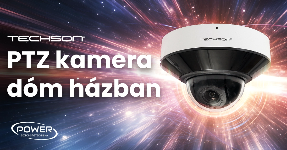 Techson PA5 P004 PTZ kamera: nem a mérete teszi naggyá, hanem a tudása!
