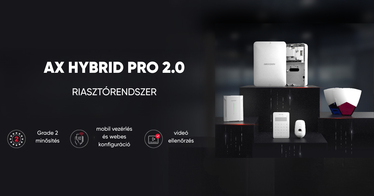Hikvision AX Hybrid Pro 2.0 riasztórendszer