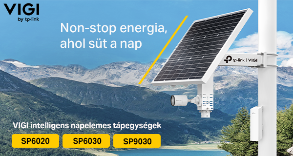 TP-Link VIGI SP6020, SP6030 és SP9030 – napelemes tápegységek a fenntartható energiaellátásért