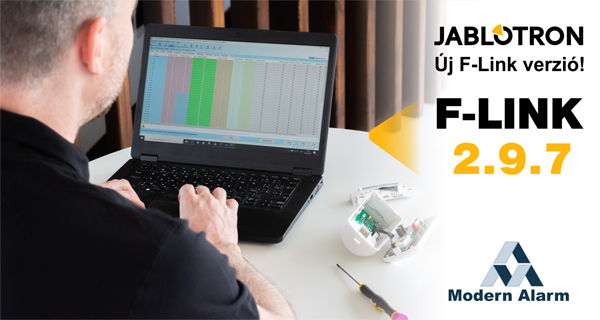 Új frissítés érkezett a Jablotron F-Linkhez