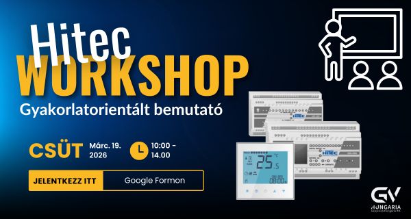 MEGHÍVÓ - Hitec Smart Home ingyenes Workshop
